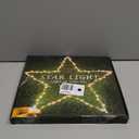 Marchpower Christmas Window Star Silhouette Lights, 19inch 70LED 2 Pack Large Star Lighted Xmas Decoration Battery Operated Twinkle Stars Light Outdoor Timer Lights Wedding Party Home Décor-Warm White