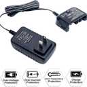 Elefly 9.6V-18V Compatible with Black & Decker Battery Charger 90556254-01, Compatible with Black and Decker 18V 14.4V 12V 9.6V NiCad & NiMh Battery HPB18 HPB18-OPE HPB14 HPB12 HPB96