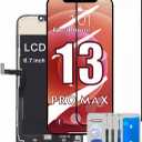for iPhone 13 Pro Max LCD Screen Replacement Kit, 6.7 A2643 for iPhone 13 Pro Max LCD Display A2484 A2641 A2644 A2645 Screen Digitizer 3D Touch Assembly Repair Part, 120Hz Promotion