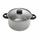 Basic Steel Dutch Oven With Glass Lid, 5 Quarts
