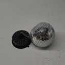Disco Ball with Motor and Lights, Palujorty Desktop Disco Ball with 5-9 RPM 24 LED Motor for 70s 80s 90s Theme DJ Party, Disco Party Decoration, Wedding, Birthday(USB/Battery Powered)