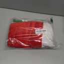 FOIMAS Christmas Chair Covers,2pcs Santa Hat Chair Back Cover Xmas Slipcover for Christmas Dinning Room Home Decoration Supply, Red