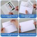 240 PCS Trading Card Shipping Protectors Set - 3.5 x 4.5 Plastic Cards Protectors and Self-Adhesive Envelops, Privacy Safe Card Mailers for Graded, Sports & Game Card Mailing Supplies