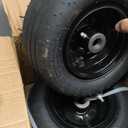 (2-Pack) 11x4.00-5 Lawn Mower Tires, 11x4.00-5 Tire and Wheel Assembly Universal Lawn Mower/Yard Tractor Turf Tires 4 Ply - 3.4 Centered Hub with 3/4 Bushing