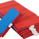 Children's Factory Nap Mats, 1 inch Thick Toddler Sleeping Mats for Preschools and Daycares, Comfortable and Soft 4 Section Folding Nap Pad