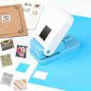 Stamp Puncher, Stamp Punch, 1x0.8 inch Postage Stamps Puncher, Scrap a Day Punch, StampCutter HolePunch, Lever Craft Paper Punches for Crafting, DIY Project, Punches That Looks Like a Stamps