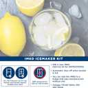 Refrigerator WR30X10093 IM6D Icemaker Kit, White