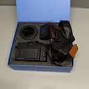 Yatao Digital Cameras for Photography and Vlogging, 6K 64MP Flip Screen, Dual Lens, Microphone for Video, 64GB TF Card, Compact Photo WiFi Camera for YouTube Kit Travel, Beginners (Black)