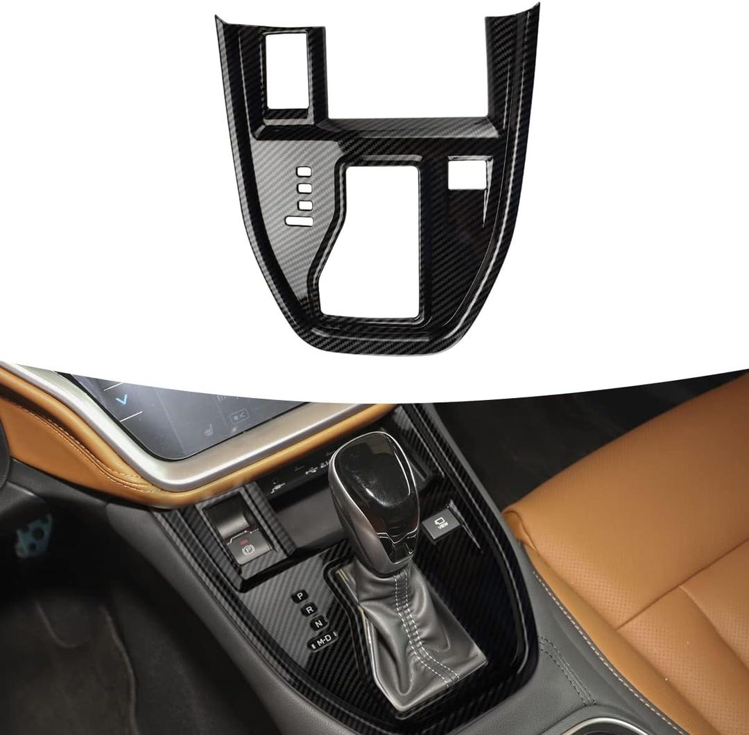 INTGET Gear Panel Cover for 2020-2022 2023 2024 2025 Subaru Outback Accessories Subaru Legacy Accessories Center Console Gear Frame Cover Interior Decoration for Outback/Leagcy Accessories 2020-2025 (with Extra Button)