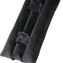 BELINOUS Seat Belt Pillows for Post Mastectomy Surgery, Seatbelt Chest Cushion Pads Protector for Car After Heart Surgery, Port Pillows for Chemo and Breast Cancer Patients' Comfort (Black) (Medium)