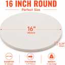 16 Inch Round Cordierite Pizza Stone for Oven and Grill