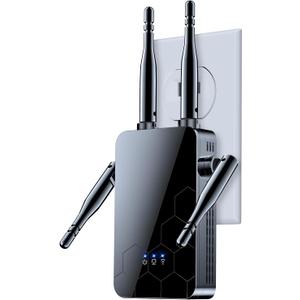 2025 WiFi Extender Internet Booster, Long Range Repeater Wireless Routers Amplifier, Mesh Wi-Fi 80% Faster, Broader Than Ever, Support More Network Devices at Home, 1 Tap Setup
