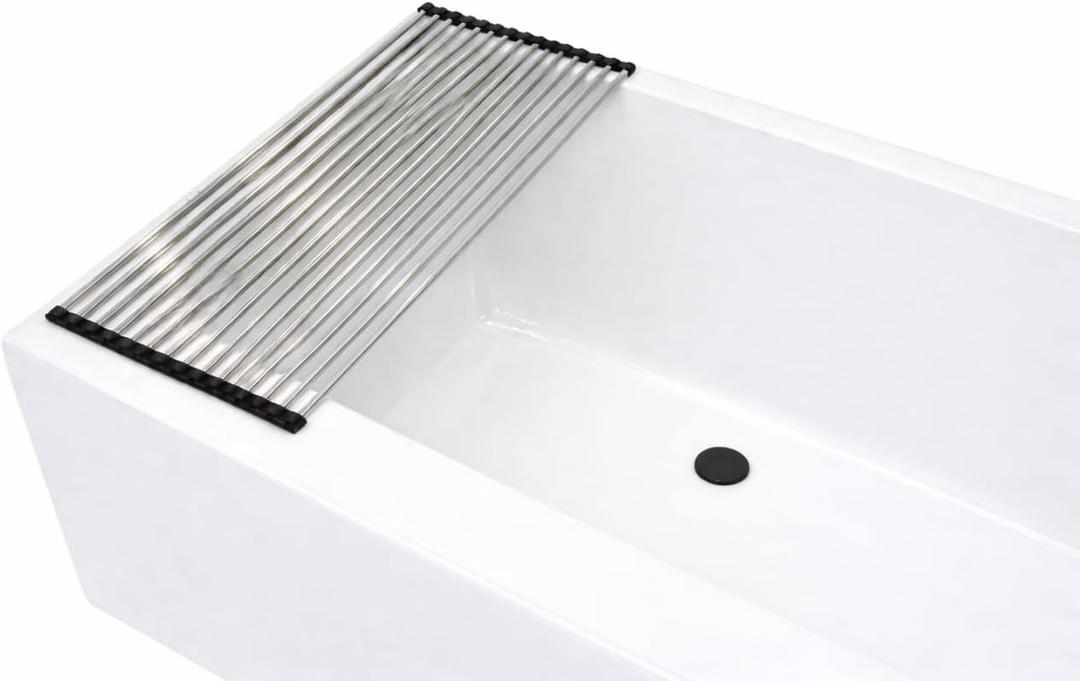 28" Bathtub Drying Rack for Bath Toys & Accessories Non-Slip Tub Shelf, Fast-Draining Design, 28 Fits Most Standard Tubs, 28.125 inches X 11.375 inches