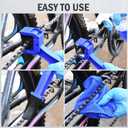 Bike or Motorcycle Chain Washer, Cleaning Brush 2 Pcs (Color, Blue and Red)