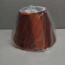 Aspen Creative 32184A Transitional Empire Shape Spider Construction Lamp Shade, Burnt Orange, 7" Top x 13" Bottom x 9-1/2" Slant Height 