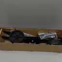 6-inch Dual Wheels Trailer Jack, 13" Vertical Movement, 1500 lbs, for RV, Boat, Trailer and More, Black