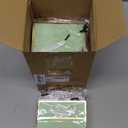 Yeaqee 50 Pcs Mini Metallic Gift Bags with Handles 4x4.75x2.25'' Tiny Thank You Favor Bags with Tag for Easter Mother's Day Wedding Spring Welcome Baby Shower Graduation Birthday (Sage Green,Gold)