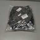 Kids 100 Days School Old Man Costumes Halloween Costume Dress up Outfit Accessories (8-10Year, Black)