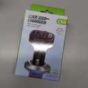 Bluetooth 5.3 FM Transmitter for Car, Bluetooth Car Adapter with Type-C PD(30W) Charger and QC3.0 USB Port, Wireless FM Radio Transmitter, Support MP3 Player, Handsfree Calling, LED Backlit,U Disk