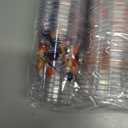 CUPLOOV 100Pcs Baseball Party Decorations Cups,12OZ Clear Disposable Plastic Drinking Cups For Baseball Theme Birthday Party Decor Supplies