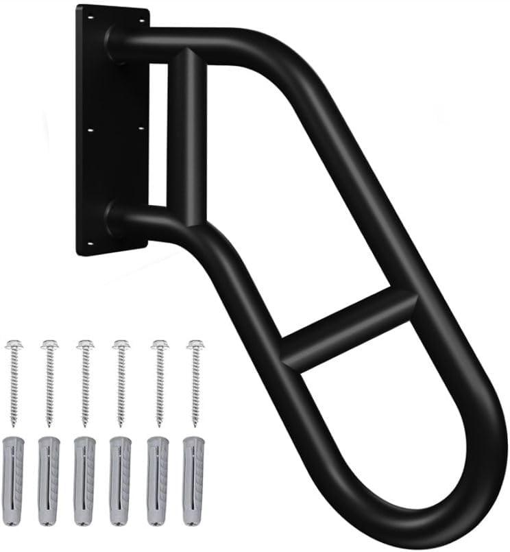 Hand Rails for Outdoor Steps,Hand Rails for Elderly, Porch Railing & Deck Hand Rail Wall Mount Stair Hand Grab Bars (1)