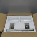 Bathroom Light Fixtures, 2-Light Brushed Nickel Bathroom Vanity Light, Modern Wall Sconces with Clear Glass Shade for Hallway Kitchen Foyer