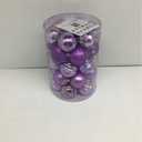 XmasExp 24ct Christmas Ball Ornaments Shatterproof Xmas Tree Hanging Balls Decorations Perfect for Halloween Decorations Holiday Wedding Christmas Decor(2.36"/60mm, Light Purple)