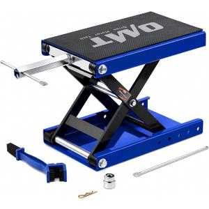 OMT 1100lb Motorcycle Scissor Lift Jack Wide Deck Motorbike Hoist Stand