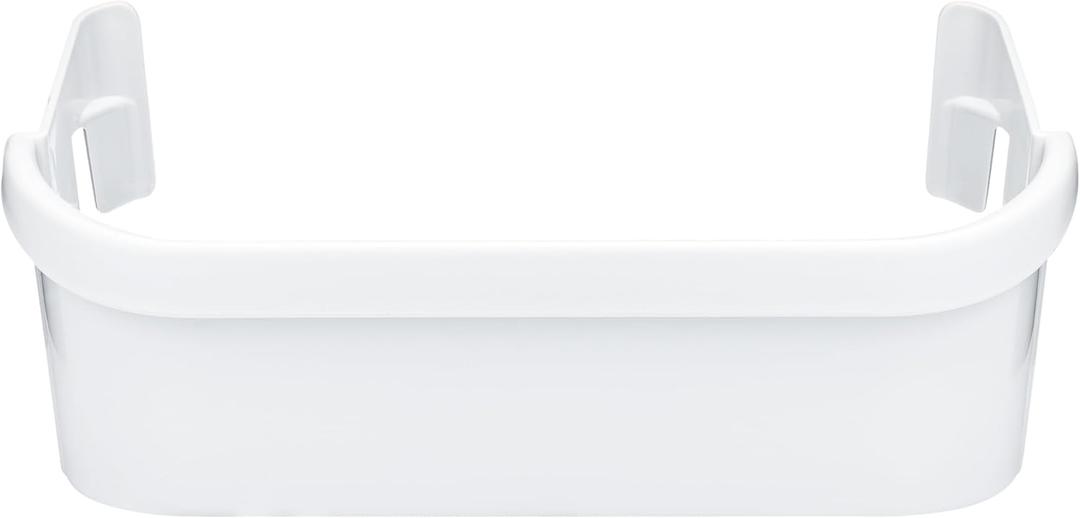 Smart Choice 240351601 Bottom Shelf Freezer Door Bin - White, Impact Resistant Freezer Replacement Compatible with 240351600 240351607, Fits Select Frigidaire & Kenmore Models (No Bottom Style)