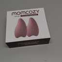 Momcozy Double Lactation Massager Warming for Breastfeeding, Pumping, Heat & Vibration for Improve Milk Flow, Breastfeeding Essentials for Clogged Ducts, Engorgement (2 Count-A1, Red)
