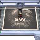 Creality Falcon 5W Laser Engraver, with Honeycomb Laser Bed 500x500mm, 10000mm/min, 72000mW High-Precision Laser Cutter for Wood, Acrylic, Pre-Installation and Out-of-The-Box