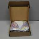 Jexine 70s Women Disco Outfit Costume Disco Party Top Pants Sunglasses Ball Necklace Earring Wig for Halloween New Year Eve, Medium