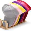 Bamboo Hat Rack 1-Pack Hat Organizer for Baseball Caps, Free-Standing Hat Holder for 18 Caps, Ideal for Closet, Bedroom, Dresser