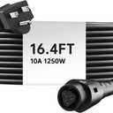 for Milwaukee Part 48-76-4008 Quik-lok 16.4FT 3 Wire Grounded Power Cord Replacement for Milwaukee Quik Lok Cord 48-76-3008