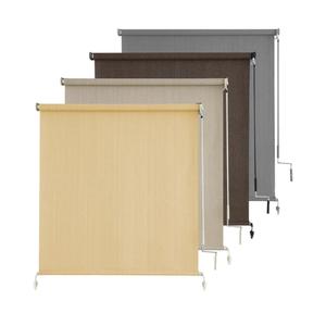 AOSKY Cordless Patio Roll Up Blinds - Outdoor Sunshade(96x72 Inch, Wheat)
Spliced Pole Design, UV Blocking Roller Shades for Deck, Balcony, Backyard Porch Privacy