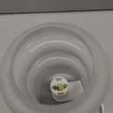 Modern Table Lamp, E12 Lighting Decor, No Bulb (White)