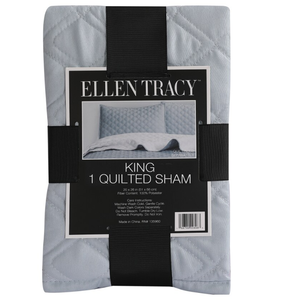 Ellen Tracy King 1 Quilted Sham 20x36in 100% Polyester