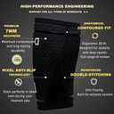 Knee Sleeves 7mm for Weightlifting, Squats, Fitness, Powerlifting, with Advanced 2025 Anti-Slip Design, Premium Neoprene, Constant Compression Brace, Gym Training Support - 1 PAIR - Men Women – DEVI (Green, Large)