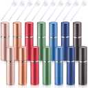 Boao 14 Pcs 5 ml Perfume Travel Refillable Atomizer Morandi Mini Fragrance Sample Cologne Dispenser Glass Lined Portable with Refill Pump Perfume Spray Bottle for Women Men Outgoing Traveling