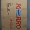 KASARO 3D Faux Stone Wall Panels, 4 PCS PU Wainscoting Panel for Interior Wall Decor, Cement Texture Thicker Accent for Home, Office, 43.3  23.6 inch, Black