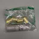 uxcell 8Pcs Metal Furniture Feet Cover, 1.1 x 1.14 Inch Round Furniture Pads Leg Cover Gold Table Foot Cap Floor Protector for Chair, Table, Sofa, Bed