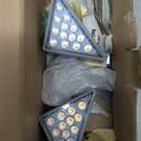 NIORSUN Solar Step Lights 2 Pack, Outdoor Stair Lights Waterproof IP67 with Auto On/Off - 3000K Warm White for Steps, Stairs, Deck, Patio, Yard, Porch, Garden, Sidewalk, Front Door