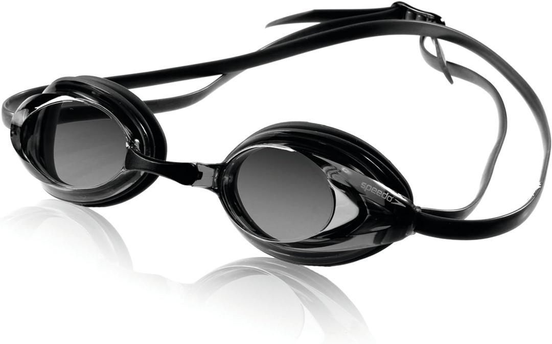 Speedo Unisex-Adult Swim Goggles Mirrored Vanquisher 2.0 (Smoke)
