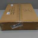 Kitstorack TV Tray Table, Adjustable Height & Flip-Top & Rounded Metal Corners, Snack Table for Couch, Sofa, Bed, Chair, Living Room, C Shaped End Side Table for Eating, Dinner or Laptop, Small Spaces (Brown)