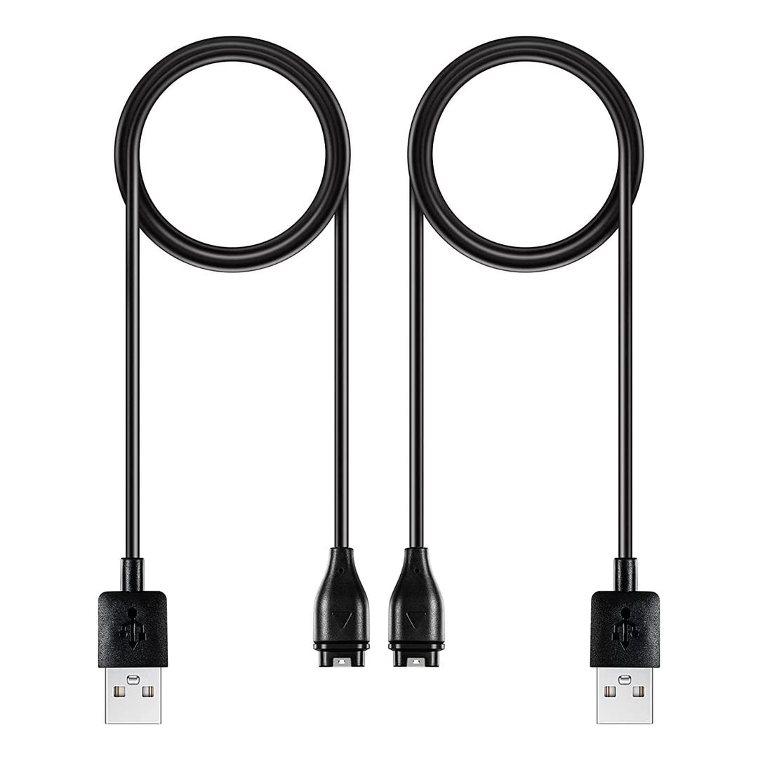 AWINNER Compatible for Garmin Watch Charger Cable (2 Pack)