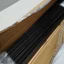 Fence Posts 7FT, Metal U Posts for Wire Fence, 10 Pack，Black