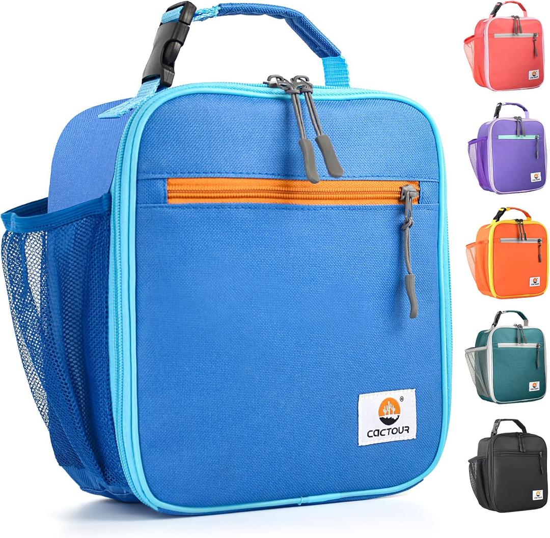 Lunch Box Kids,Premium Insulated Lunchbox for Girls Boys,Soft Mini Cooler Bag Back to School Thermal Reusable Lunch Bag for Work School Picnic (Blue)
