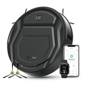 Lefant Robot Vacuum Cleaner M210 Pro, Slim, Quiet, 2200Pa Suction, 120 Min Self-Charging Robotic Vacuums, Freemove 3.0, WiFi/ APP/ Alexa, 6 Cleaning Modes Ideal for Hard Floors Pet Hair Low Carpet, Black
