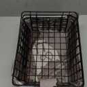 Wire Baskets for Organizing Household 4 Pack Pantry Baskets For Storage Pantry Wire Black Metal Storage Bins