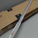 36" Mini Threshold or Door Bottom 1 1/4" Wide for 1/4"-3/8" High Gaps (Silver)
